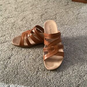Women Kim Rogers Brown Strappy Sandals